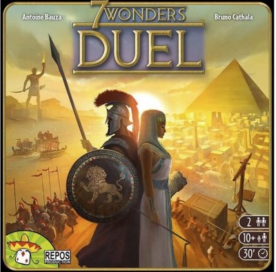 7 wonders duel spel engelsk utgåva